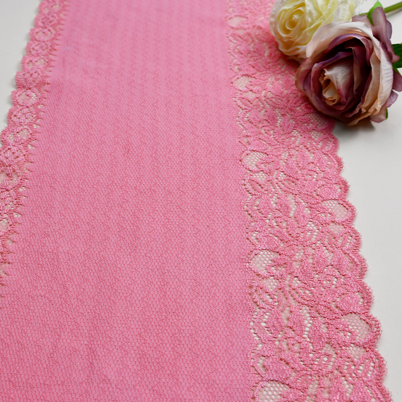 Professional Lace Manufacturer High Quality 22cm Stretch White Floral Lace Trim for Women 3326#