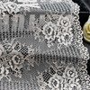 Professional Lace Manufacturer High Quality 18.5cm Stretch White Floral Lace Trim for Women 4082#