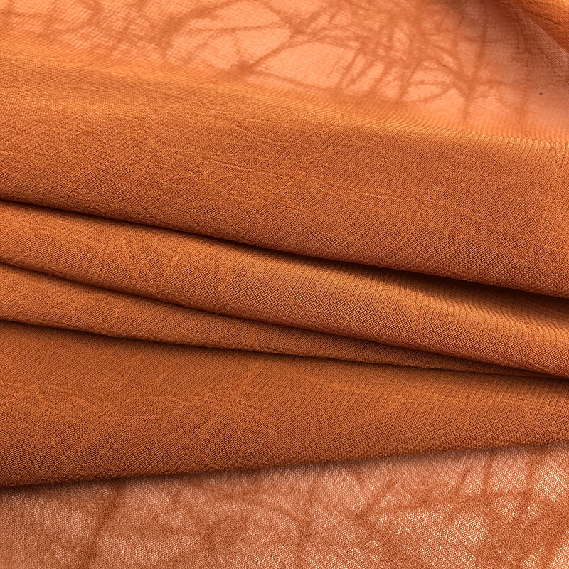 Hot-Selling Fashion Dress Clothing Plain Dyed Pure Chiffon Fabric for Women