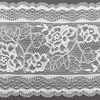 Professional Lace Manufacturer High Quality15cm Stretch White Floral Lace Trim for Women6621#