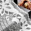 72.5cm Beautiful Lace Stretch Floral Lingerie Headband Elastic Diy Lace 5056-60#