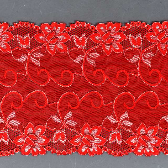 Ready Stock Lace High Quality 16cm Women's Elastic Floral Lace Trim 5357#