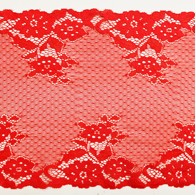 23cm Beautiful Lace Stretch Floral Lingerie Headband Elastic Diy Lace 05764#