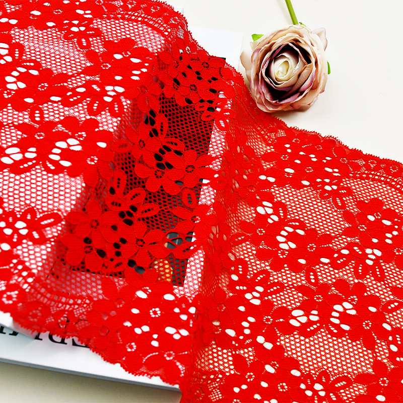 23cm Beautiful Lace Stretch Floral Lingerie Headband Elastic Diy Lace 5403#