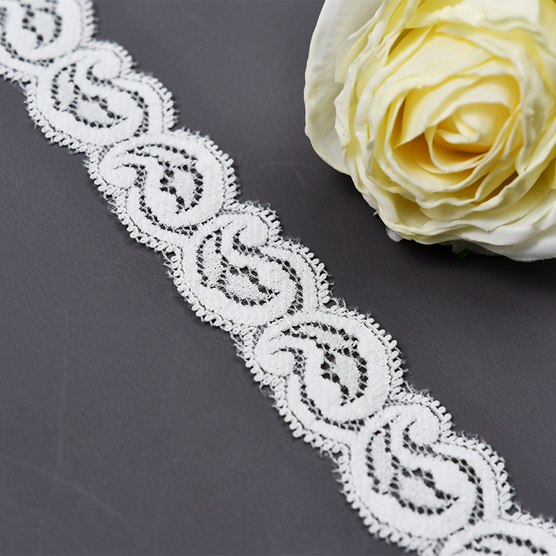 2.5CM Skirt Lace Women'S Small Hem Underwear Accessories Nylon Elastic Lace 00741#