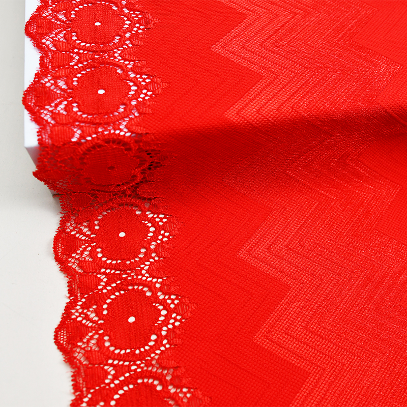 Ready Stock Lace High Quality 24cm Women's Elastic Floral Lace Trim 5578A#