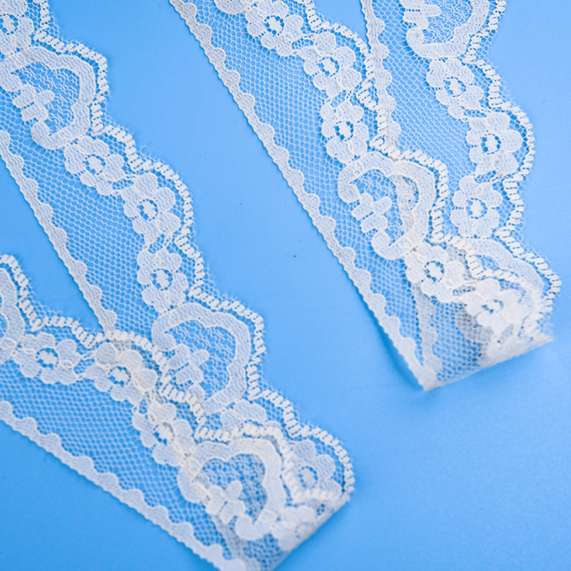 Nylon Elastic 3cm Floral Lace Decoration Wedding Decoration Clothing Lace 1813#