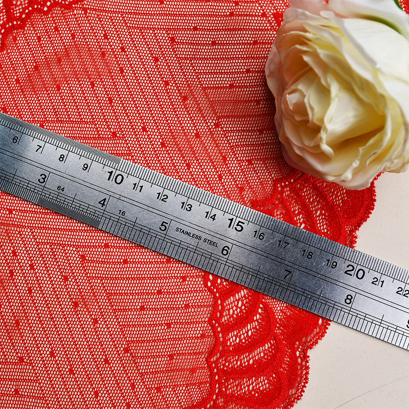 20.5cm Beautiful Lace Stretch Floral Lingerie Headband Elastic Diy Lace 41002#