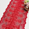 Professional Lace Manufacturer High Quality 17cm Stretch White Floral Lace Trim for Women E010#