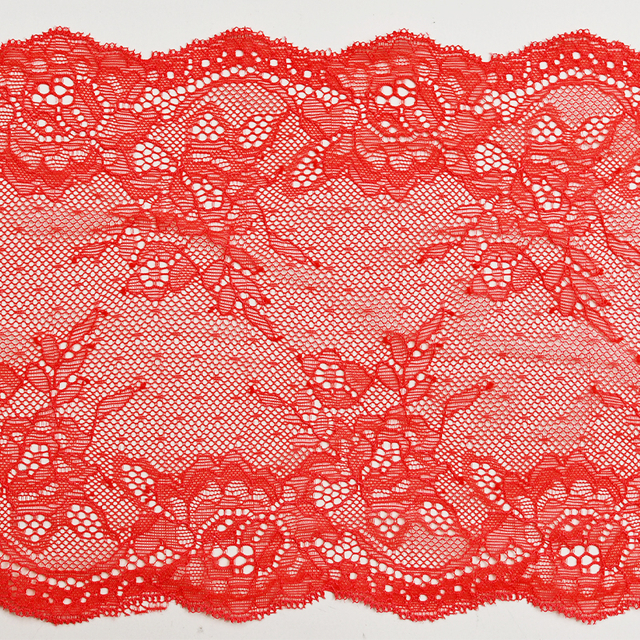 Elegant Mesh Elastic Lace Trim 19cm Spandex Lace Fabric Elastic Lace Women's Dress Underwear Bra 10061#