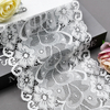 Professional Lace Manufacturer High Quality16.5cm Stretch White Floral Lace Trim for Women59017#