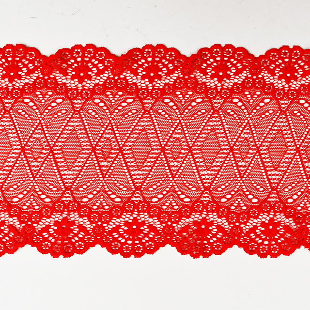 17cm Beautiful Lace Stretch Floral Lingerie Headband Elastic Diy Lace 6172#