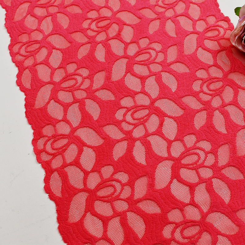 25cm Beautiful Lace Stretch Floral Lingerie Headband Elastic Diy Lace 6701#