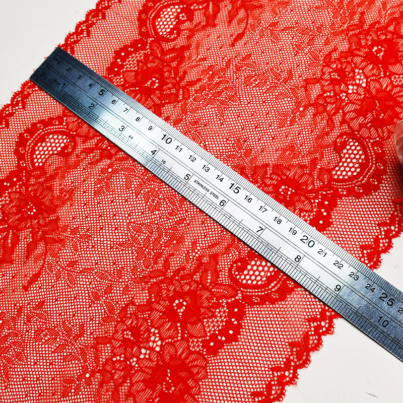 23.5cm Beautiful Lace Stretch Floral Lingerie Headband Elastic Diy Lace 9040#