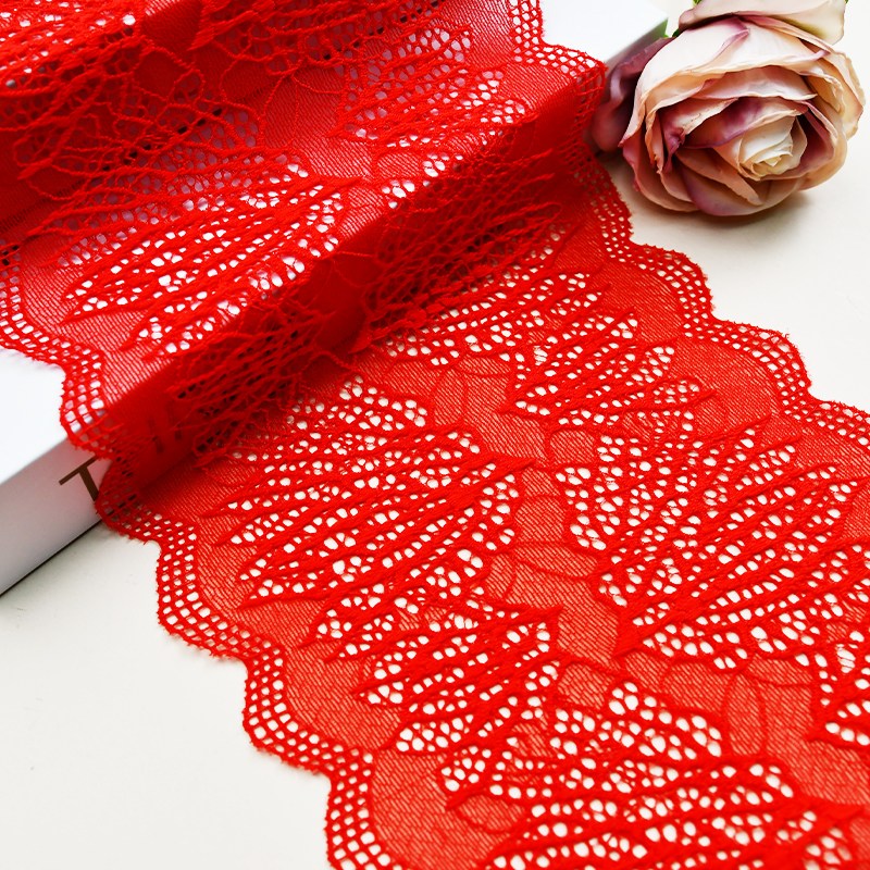 17cm Beautiful Lace Stretch Floral Lingerie Headband Elastic Diy Lace 9147#