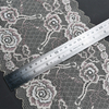 Professional Lace Manufacturer High Quality 19.5cm Stretch White Floral Lace Trim for Women A040#