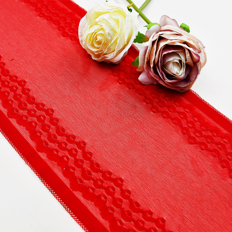 17.5cm Beautiful Lace Stretch Floral Lingerie Headband Elastic Diy Lace 8066#