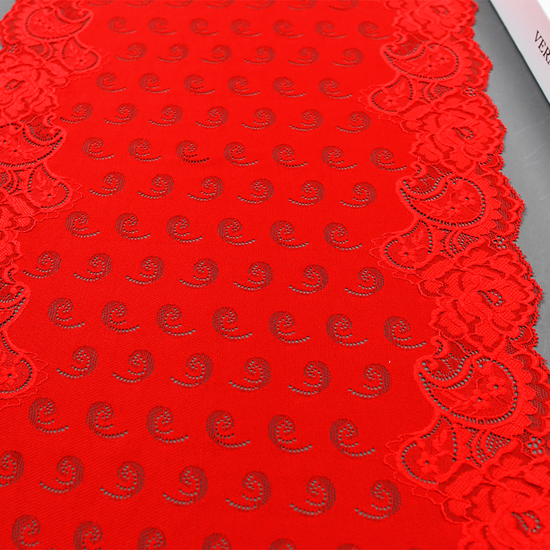 Professional Lace Manufacturer High Quality 35.5cm Stretch White Floral Lace Trim for Women 797-38#