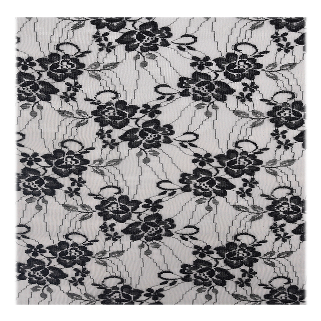 Wholesale two-color knitted elastic lace fabric women's dress 5558#