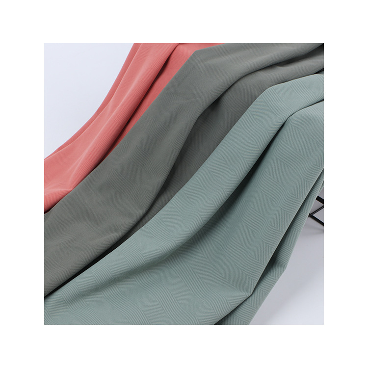 High Quality Stretch Roma Fabric Knitted 77%Polyamide 3% Spandex Fabric for Garment