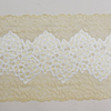 Professional Lace Manufacturer High Quality 20cm Stretch White Floral Lace Trim for Women 5101-20#