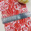 Professional Lace Manufacturer High Quality 16cm Stretch White Floral Lace Trim for Women 0732#