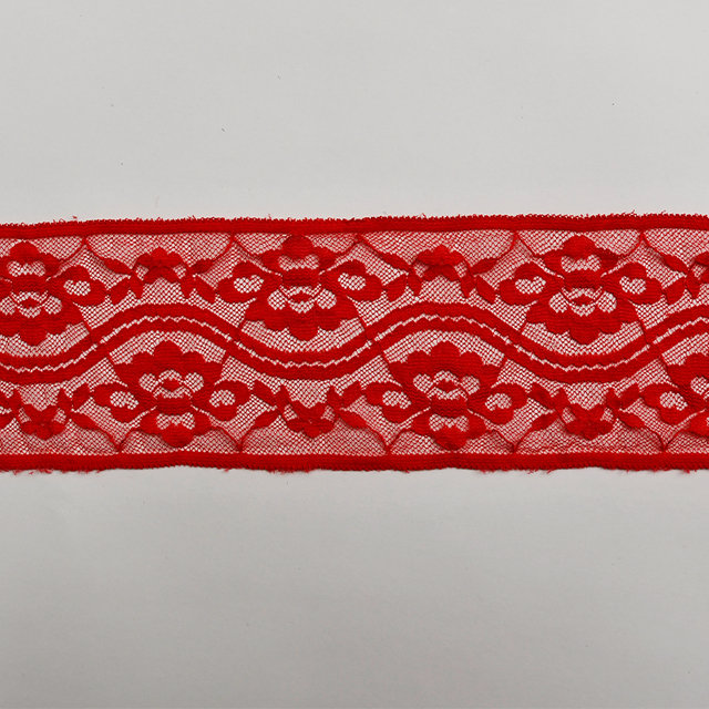 Best Selling Tricot 8.5Cm Wide Nylon Spandex Guipure Garniture Stretch Soft Lace Trim Trimming 4802#