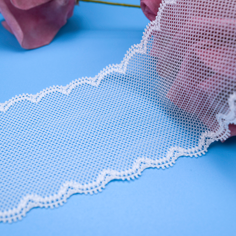 High Quality Stretch Nylon Lace Trim 6cm Nylon Lace Fabric Nylon Spandex Lace for Bra And Underwear Wedding Decoration 116572#