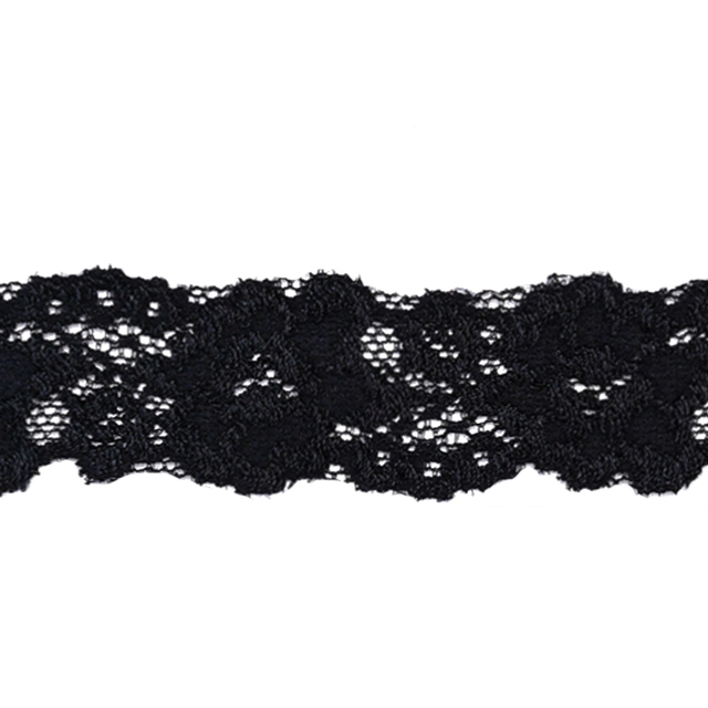High Quality Stretch Nylon Lace Trim 2.7cm Nylon Lace Fabric Nylon Spandex Lace for Bra And Underwear Wedding Decoration 1733#