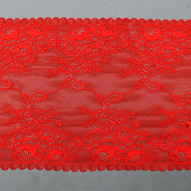 23.5cm Beautiful Lace Stretch Floral Lingerie Headband Elastic Diy Lace 9007#