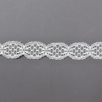 High Quality Stretch Nylon Lace Trim 3.5cm Nylon Lace Fabric Nylon Spandex Lace for Bra And Underwear Wedding Decoration 537#