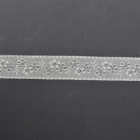 High Quality Stretch Nylon Lace Trim 3.5cm Nylon Lace Fabric Nylon Spandex Lace for Bra And Underwear Wedding Decoration VG446#