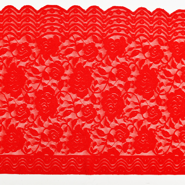 25cm Beautiful Lace Stretch Floral Lingerie Headband Elastic Diy Lace 074#