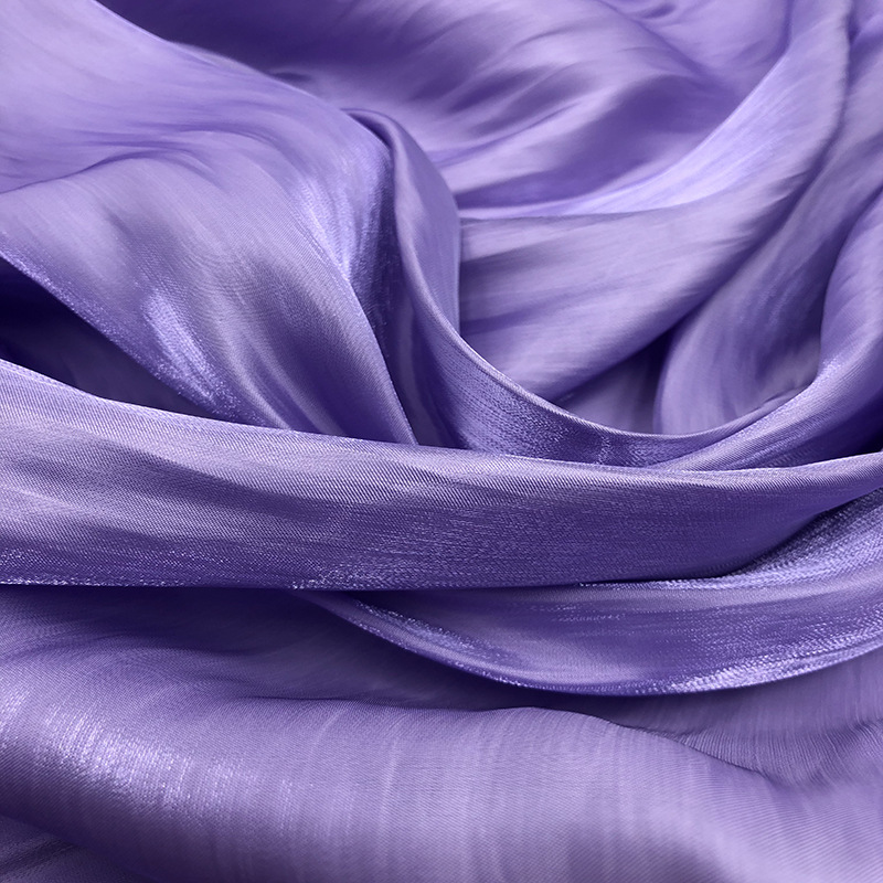 Satin Chiffon Fabric 100% Polyester Soft Chiffon Fabric for Women