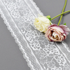 Professional Lace Manufacturer High Quality15cm Stretch White Floral Lace Trim for Women6621#