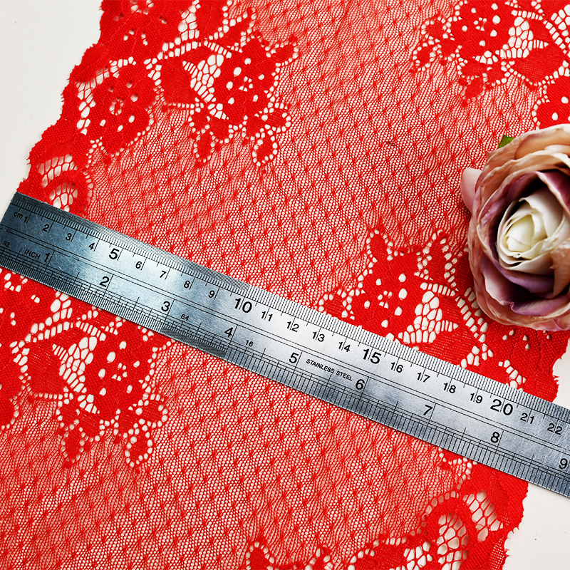 23cm Beautiful Lace Stretch Floral Lingerie Headband Elastic Diy Lace 05764#