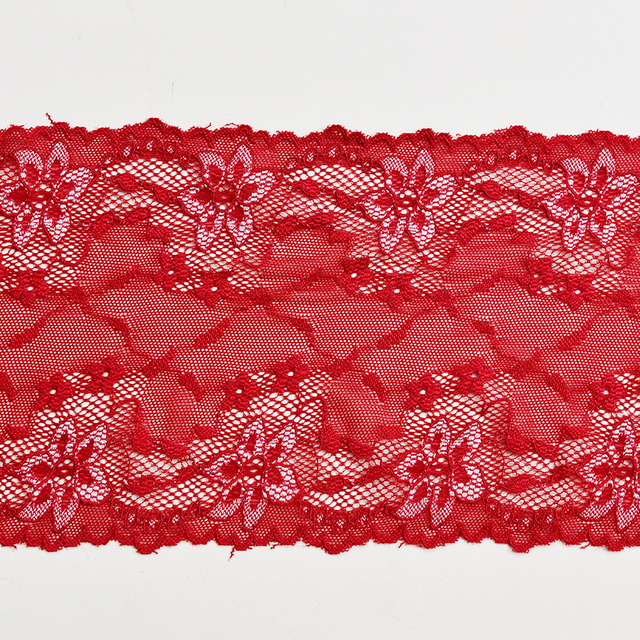 Ready Stock Lace High Quality 16cm Women's Elastic Floral Lace Trim 6514#