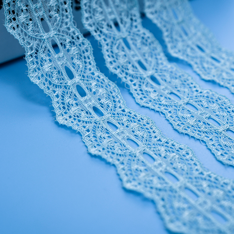 High Quality Stretch Nylon Lace Trim 3.5cm Nylon Lace Fabric Nylon Spandex Lace for Bra And Underwear Wedding Decoration 6708#