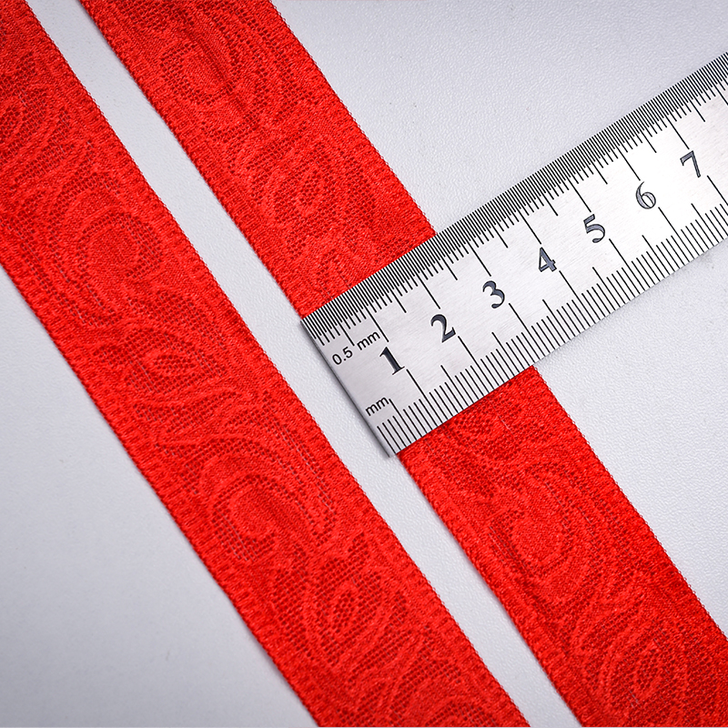 High Quality Stretch Nylon Lace Trim 2.5cm Nylon Lace Fabric Nylon Spandex Lace for Bra And Underwear Wedding Decoration 7195#