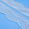 High Quality Stretch Nylon Lace Trim 3.7cm Nylon Lace Fabric Nylon Spandex Lace for Bra And Underwear Wedding Decoration 59325-3#