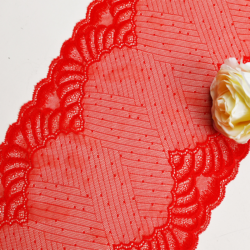 20.5cm Beautiful Lace Stretch Floral Lingerie Headband Elastic Diy Lace 41002#