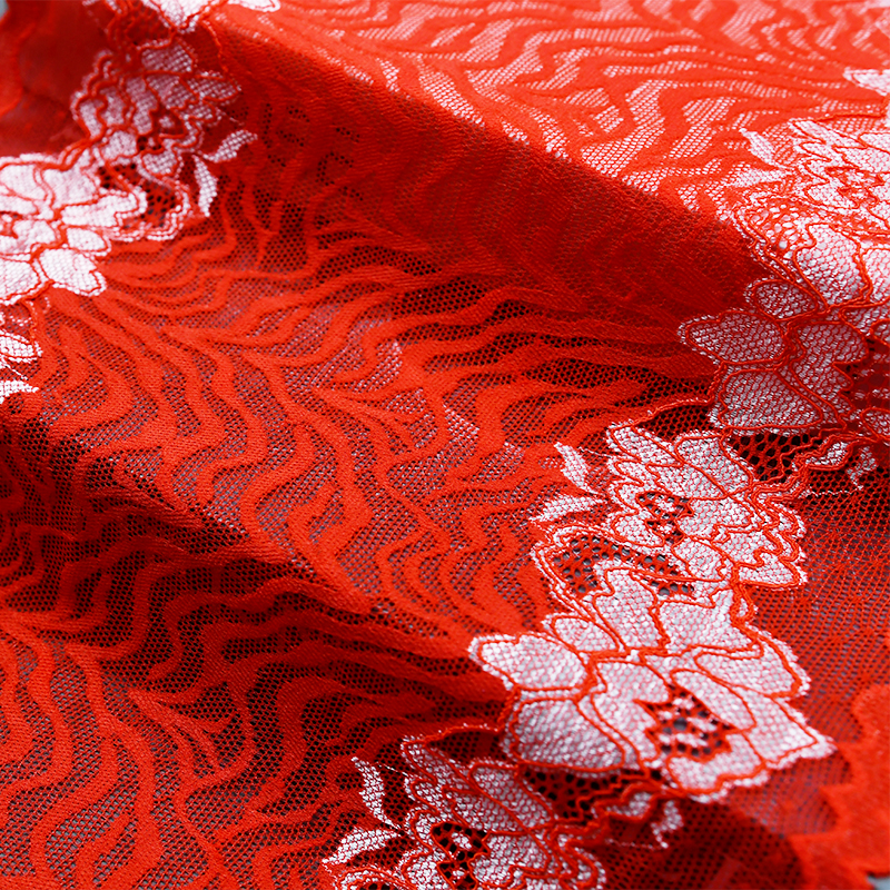 Ready Stock Lace High Quality 25cm Women's Elastic Floral Lace Trim5125#