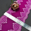 Professional Lace Manufacturer High Quality17cm Stretch White Floral Lace Trim for Women B017#
