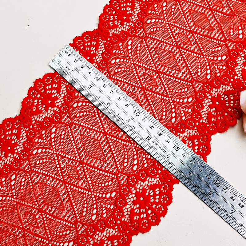 17cm Beautiful Lace Stretch Floral Lingerie Headband Elastic Diy Lace 6172#
