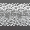 Professional Lace Manufacturer High Quality16.5cm Stretch White Floral Lace Trim for Women59017#