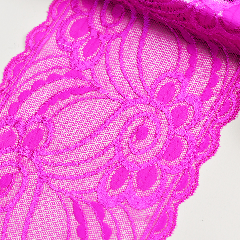 15cm Beautiful Lace Stretch Floral Lingerie Headband Elastic Diy Lace 6204#