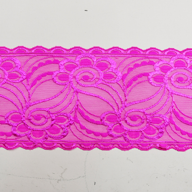 15cm Beautiful Lace Stretch Floral Lingerie Headband Elastic Diy Lace 6204#