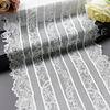 Professional Lace Manufacturer High Quality20cm Stretch White Floral Lace Trim for Women616022#