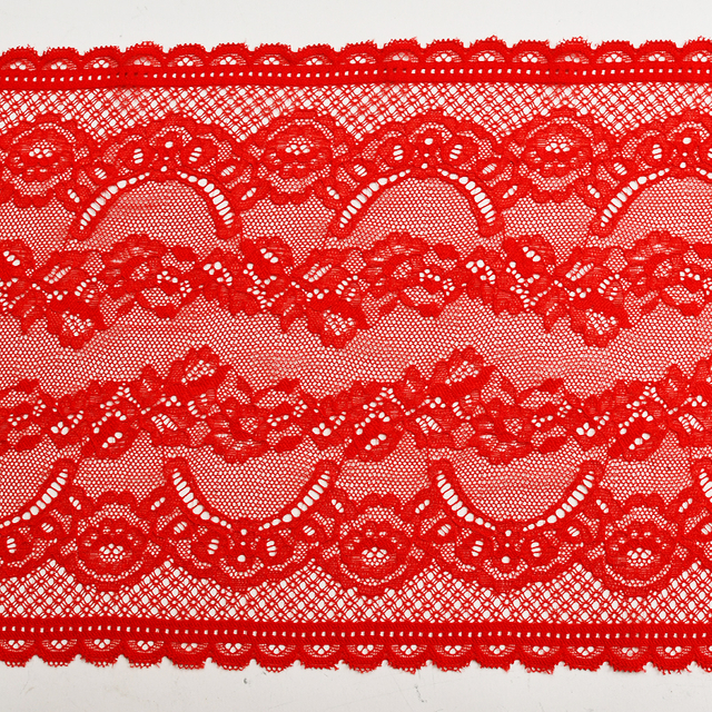 25cm Beautiful Lace Stretch Floral Lingerie Headband Elastic Diy Lace 7265#