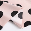 Custom Printed 90%Polyester 10%Spandex Polka DOT Spandex Printed Textile Fabric for Swimwear Garment